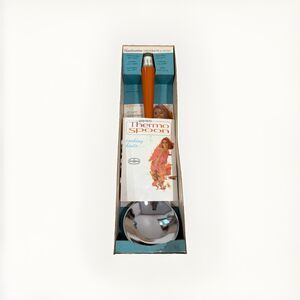 VTG Gaydell Thermo Spoon Thermometer Serving Ladle Model 305 Orange 1965 MCM